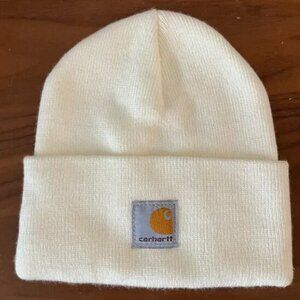 NEW White Carhartt Boys Hat (One Size)